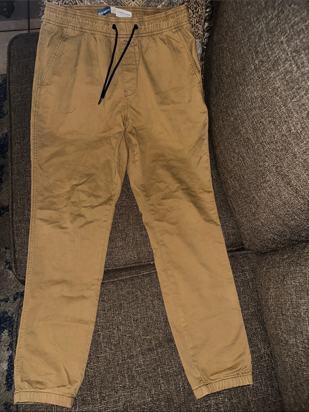 Old Navy Men's Khaki Drawstring Joggers